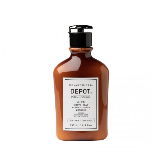 depot 107 white clay sebum control shampoo 250 ml