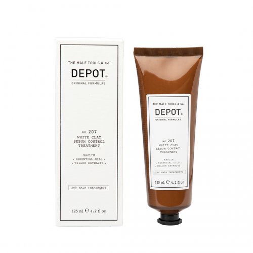 depot 207 white clay sebum control treatment 125ml